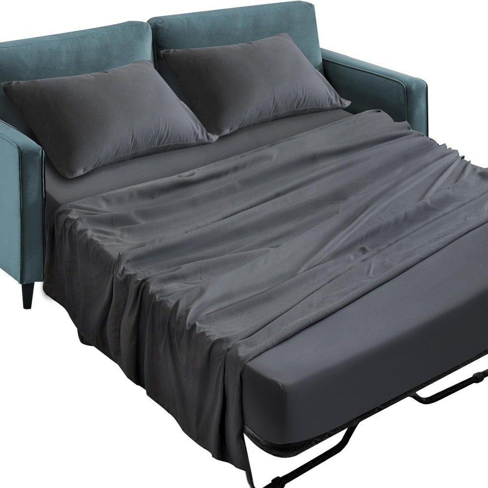 4-Piece Sleeper Sofa Queen Sheet Set Extra Soft Bed Sheet Set 8