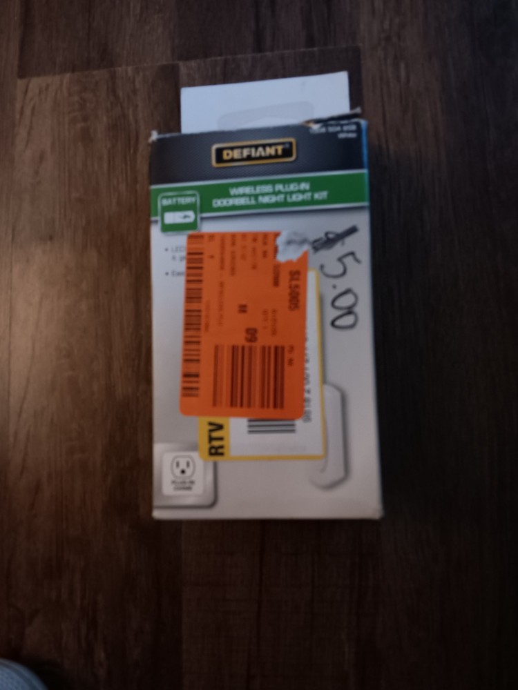 Defiant Wireless Plug-In Doorbell Kit 18000307 - Missing Doorbell