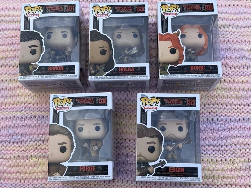 Dungeons & Dragons Funko Pop 5-Pack Collectible Vinyl Figurines