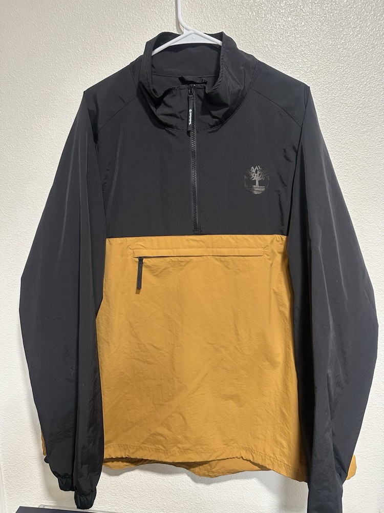Timberland Men's Half Zip Windbreaker Jacket Size 2XL