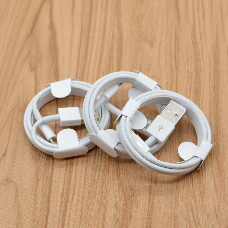 3 PACK USB Data Fast Charger Cable Cord For Apple iPhone 5 6 7 8 X 11 12 13 MAX