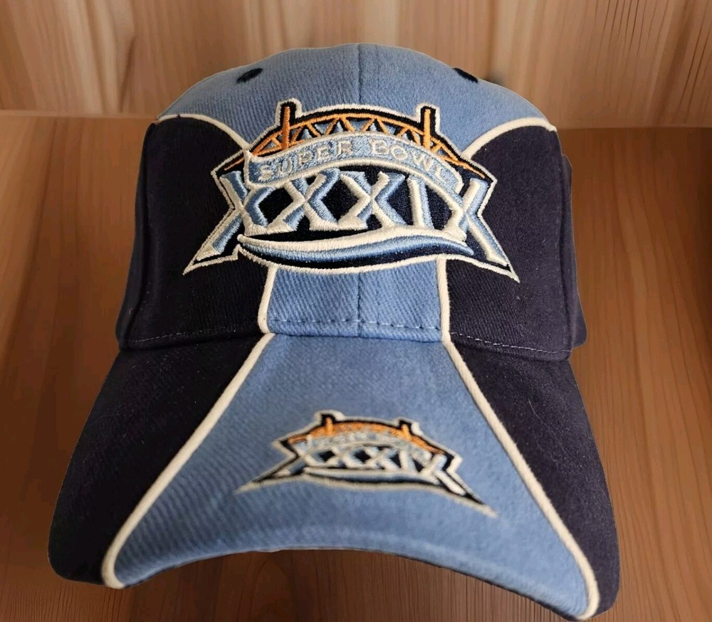 Super Bowl XXXIX 39 NFL Team Apparel Strapback Adjustable Hat Cap Jacksonville