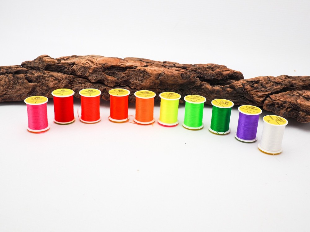 GLO-BRITE FLUORESCENT FLOSS 25yds (11 COLOURS)