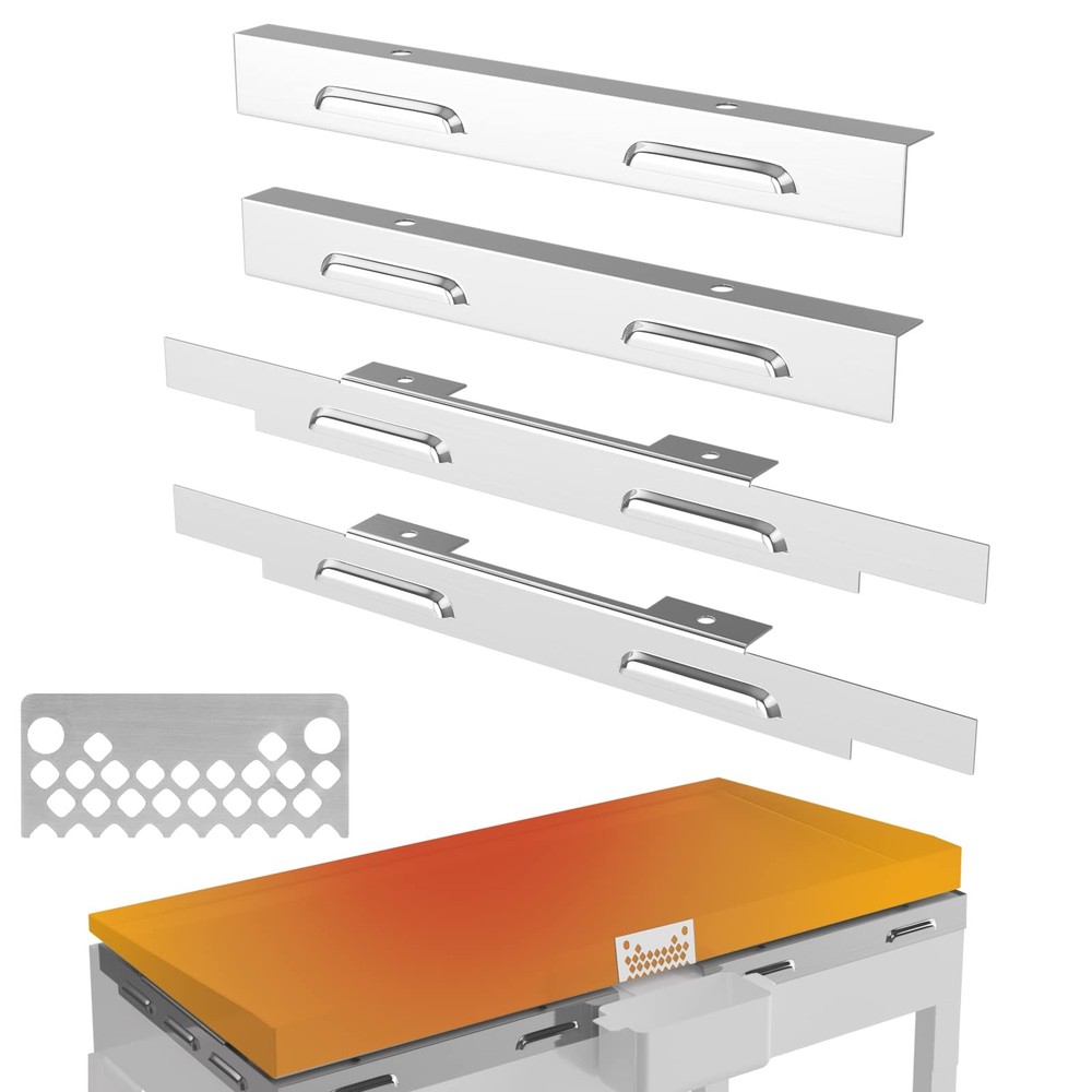 Stainless Steel Wind Guard & Grease Cup Filter for Blackstone 28