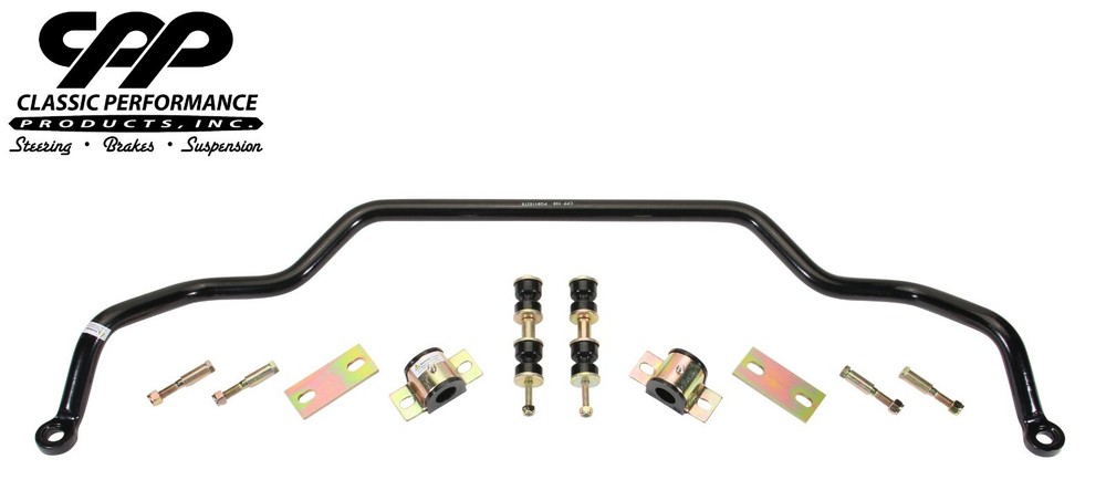 1962-67 NOVA UPGRADED FRONT SWAYBAR CPP GREASABLE ZERKS SOLID SPRING STEEL!