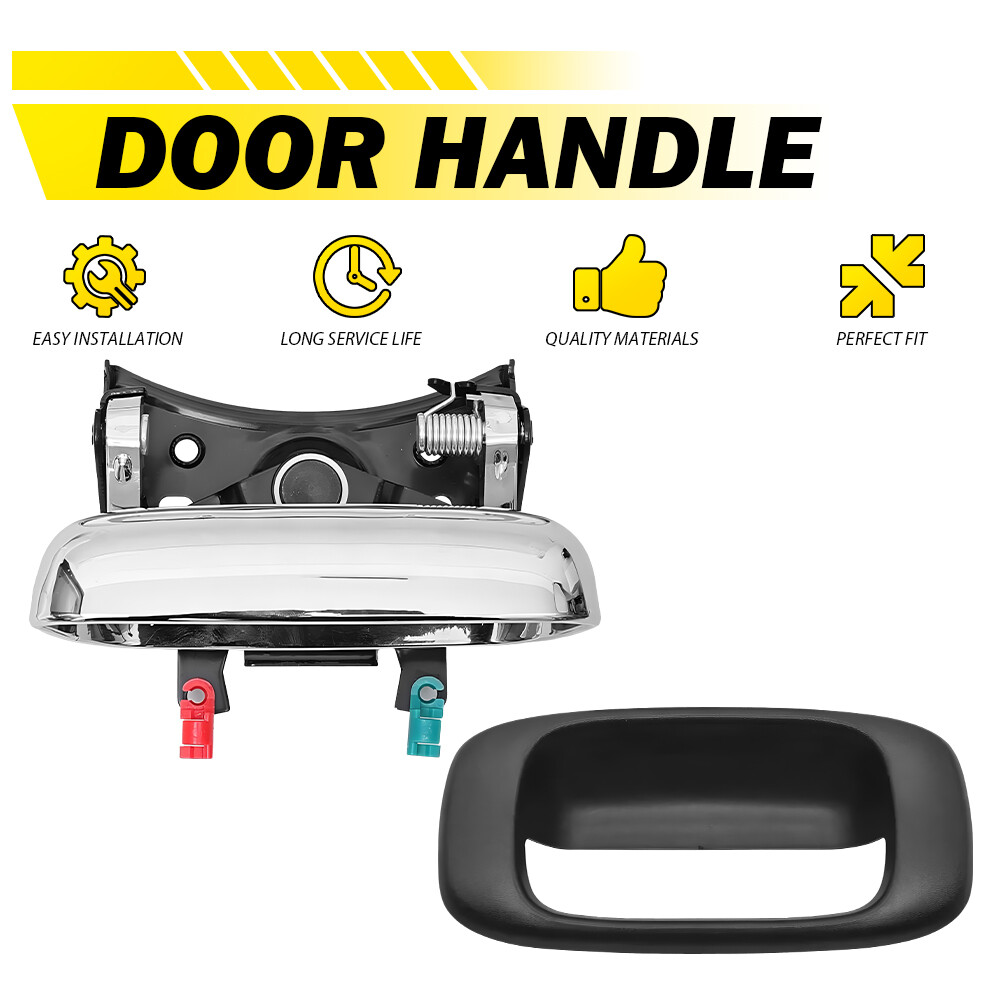 Rear Tailgate Handle Chrome w/ Bezel 99-06 Chevrolet Silverado Sierra Truck