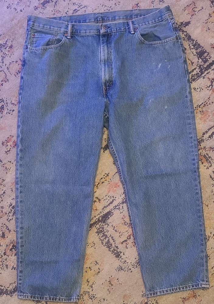 LEVI'S 550 RELAXED FIT JEANS 44X29 Work Western USA Big N Short Casual Grunge