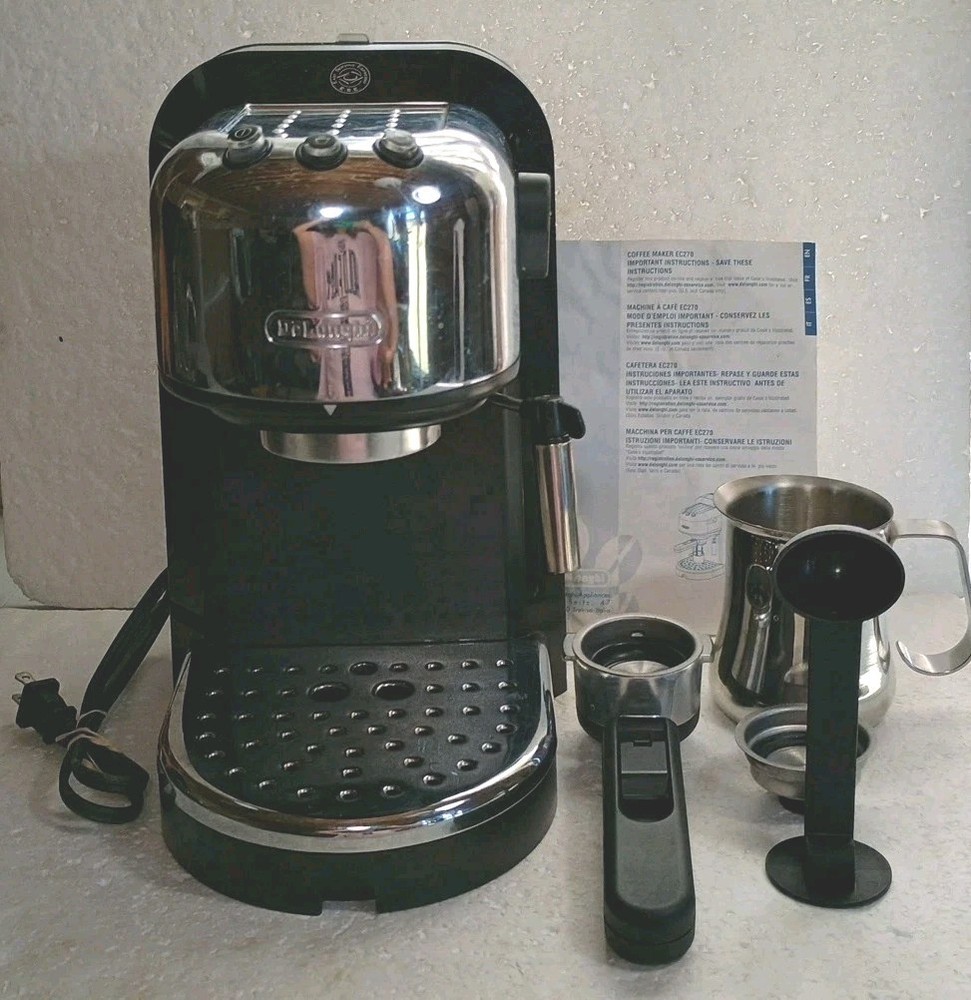 DeLonghi EC 270 15 BAR Espresso Machine Comes With The Accessories Tested Works