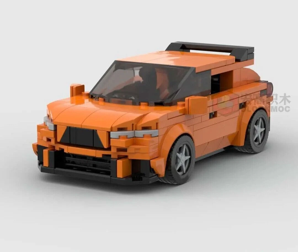 MOC LEGO Car- Orange Ford Focus RS