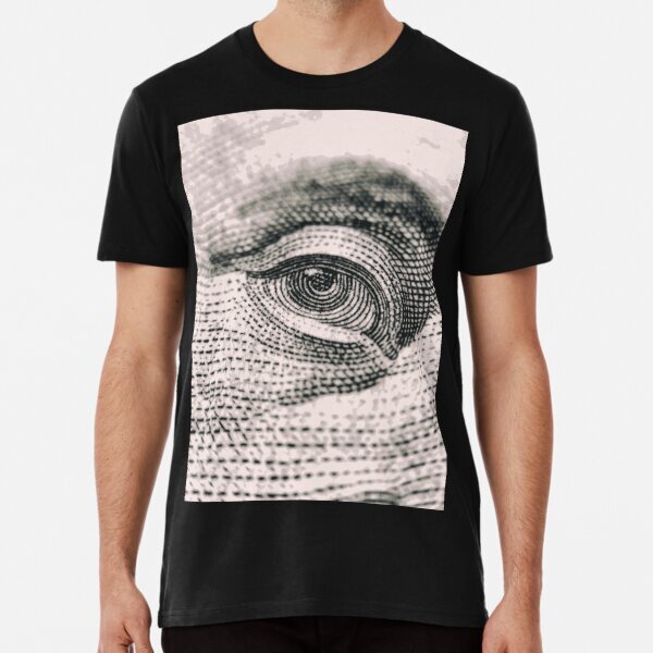 BENJAMIN FRANKLIN Pop Art Vintage Benjamin Franklin Premium T-Shirt S-5XL