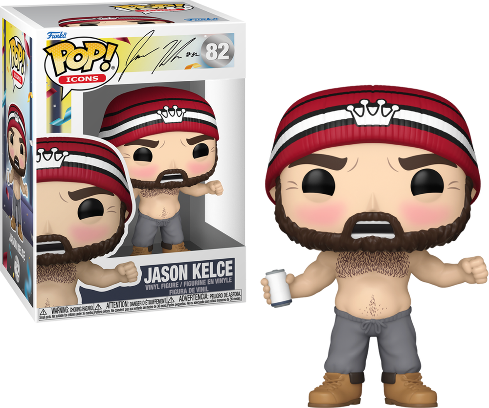 Funko POP! Icons: Jason Kelce (Damaged Box) #82