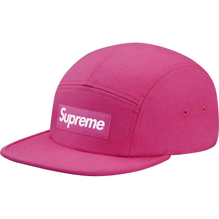 supreme Cavalry Twill Camp Cap magenta
