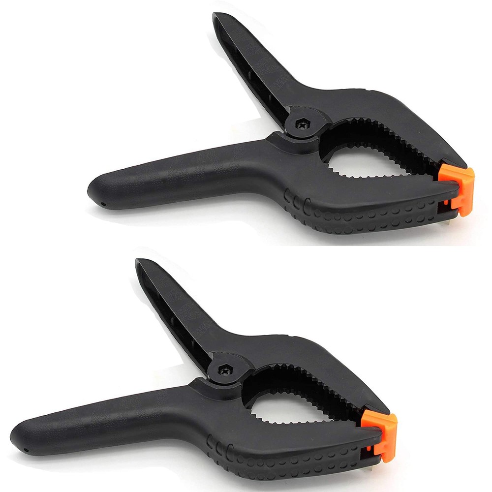 2 Pack Of 9” Large Spring Clamps Heavy Duty Nylon Muslin Woodworking Clamps P...