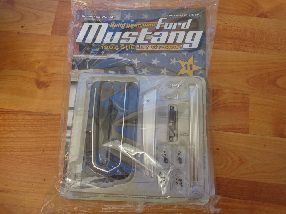 1/8 DEAGOSTINI BUILD YOUR OWN FORD MUSTANG 1967 SHELBY GT-500 ISSUE 11 INC PART