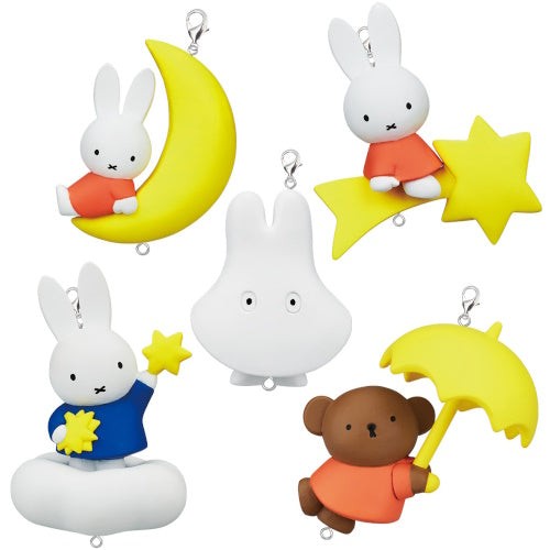Miffy Hoshizora Yurarin Connectable 1.5-Inch Keychain by Takara Tomy