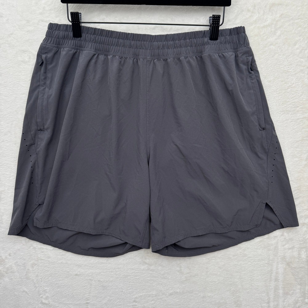 All in Motion Athletic Shorts Mens XL Gray Performance Running Training 7in
