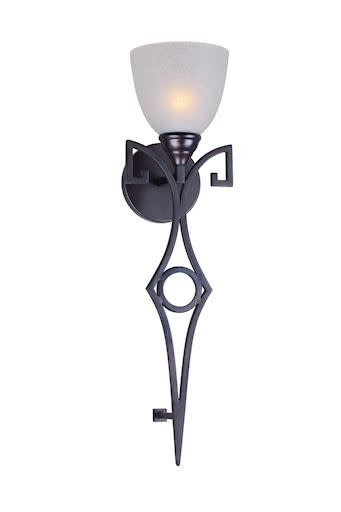 Bronze Single Light Wall Sconce by Forte Lighting 24.25 Inches Tall  