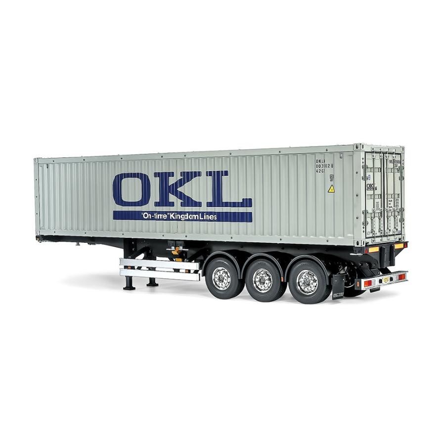Tamiya 1/14 No. 77 1/14RC 40ft Container 3-Axle Semi-Trailer (56377)