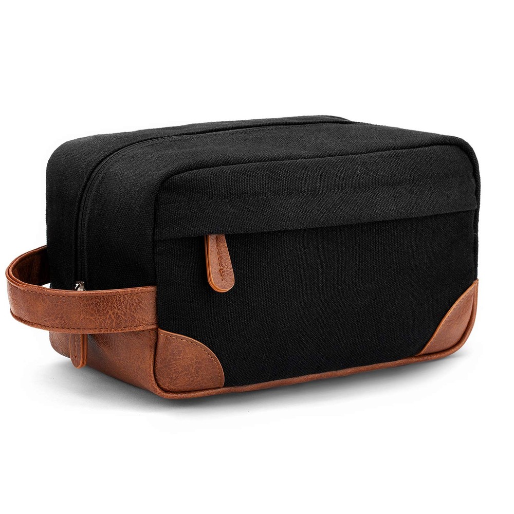 Vorspack Water-Resistant Hanging Toiletry Bag for Men - Canvas Shaving Dopp Kit
