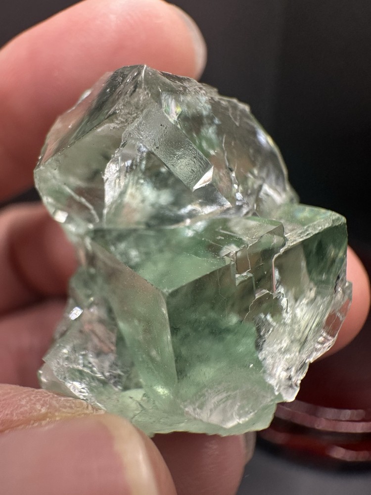 Glossy Green Fluorite Crystal for Healing and Collection