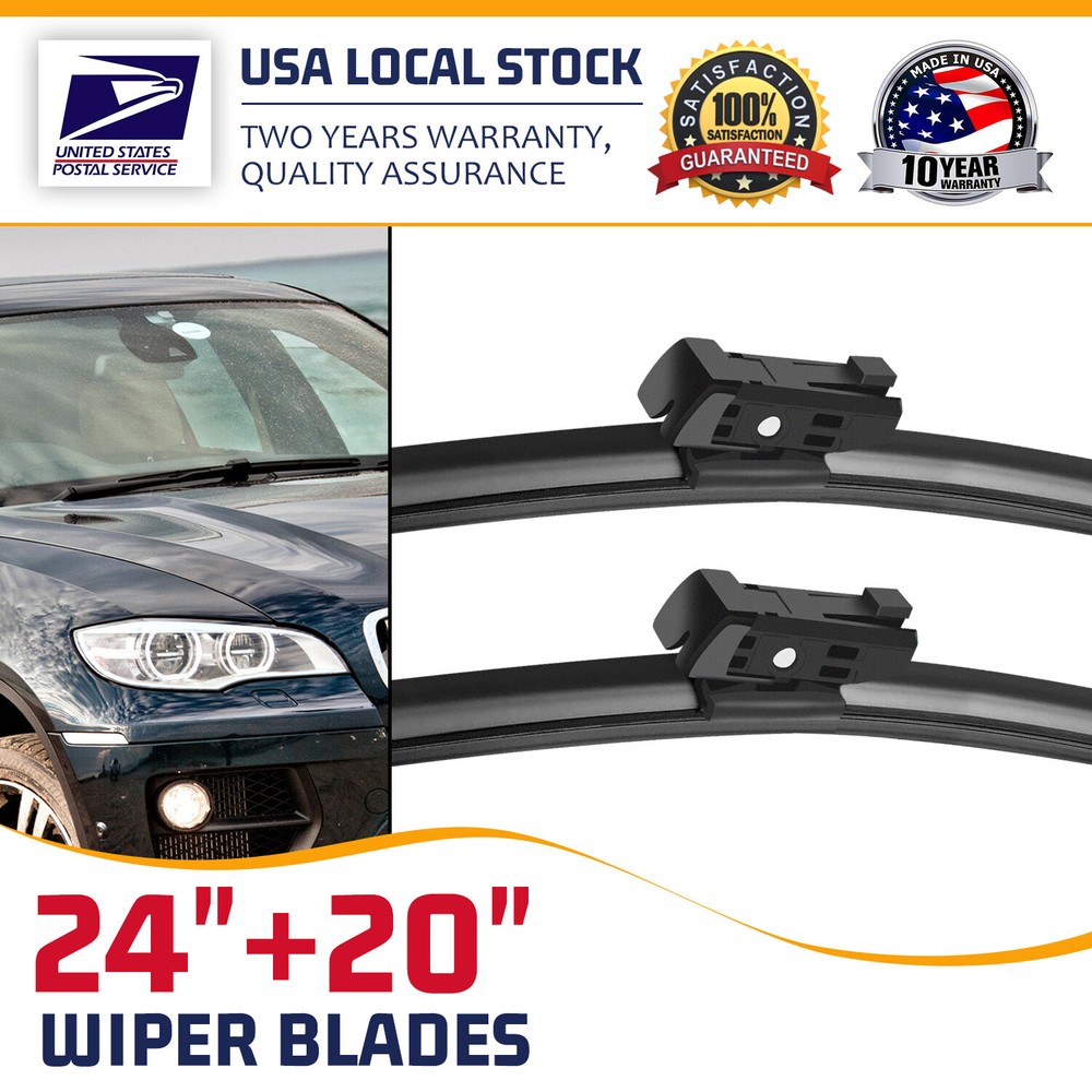 Pair All season Front Windshield Wiper Blades 24