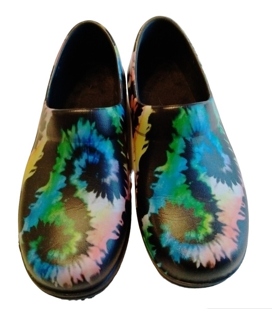 Crocs Dual Comfort Mandala Paisley Tie Die Nurse Clog Shoes Womens 8W