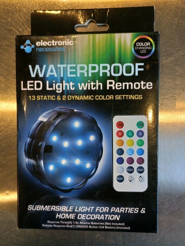 Waterproof LED light With Remote Control