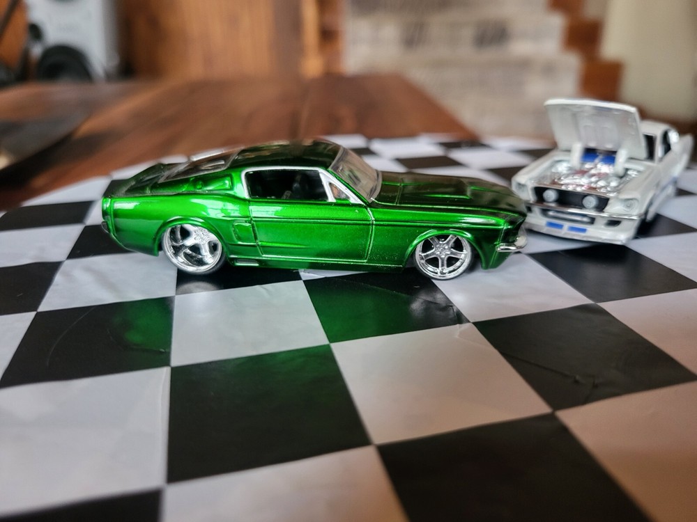 Jada Dub City Big Time Muscle Rare BRILLIANT Green 1967 Shelby GT-500KR NEW 1:64