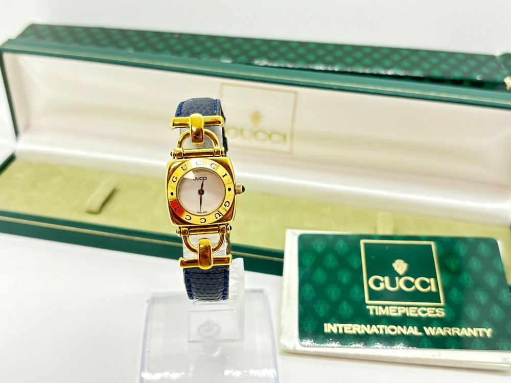 [ Exc+5 w/Box ] Gucci Horsebit 6300L Women's Quartz 21mm Watch Used Working F/S