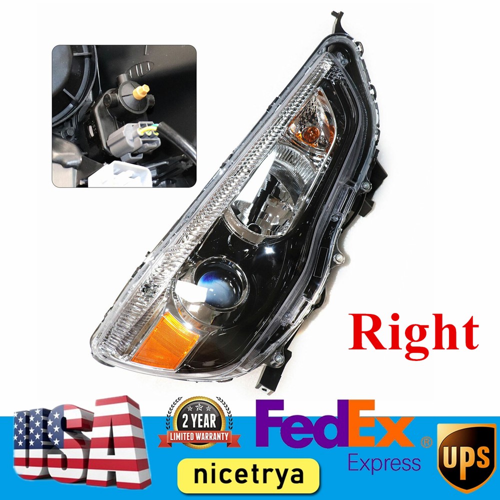 Right Headlight Headlamp For Mitsubishi Outlander Sport 2011-2019 Clear lens