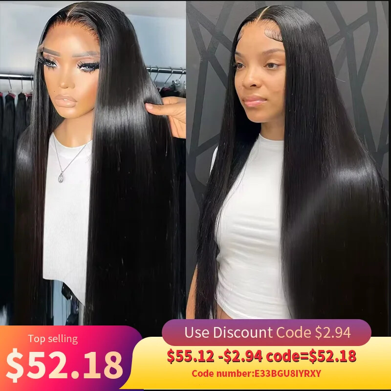 5X5 Bone Straight Glueless Human Hair Wig Preplucked Virgin Ready to Wear