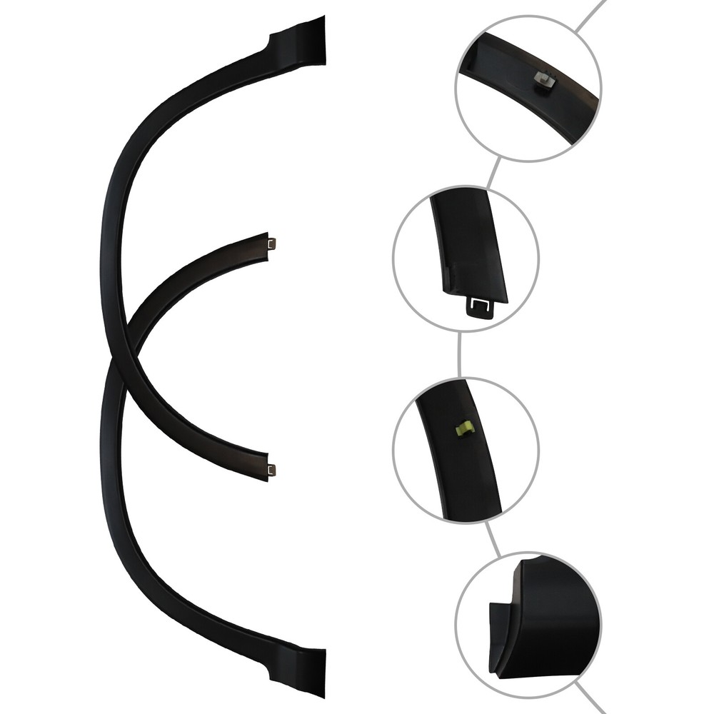 For 2012-2016 Honda CR-V CRV Front Wheel Fender Flare Molding Trim Left+Right