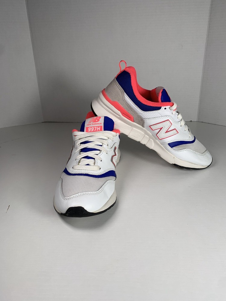New Balance 997H Running Shoe Women’s size 6.5 White Pink Blue CW997HAJ