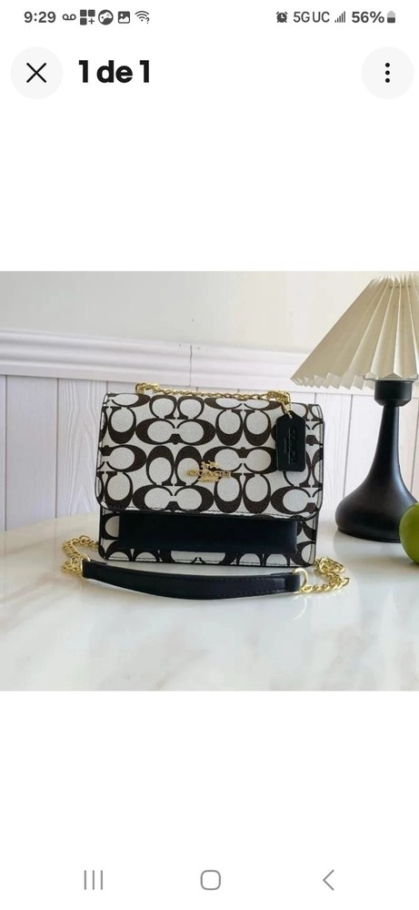 Coach Leather Handbag Stylish & Durable Shoulder Bag