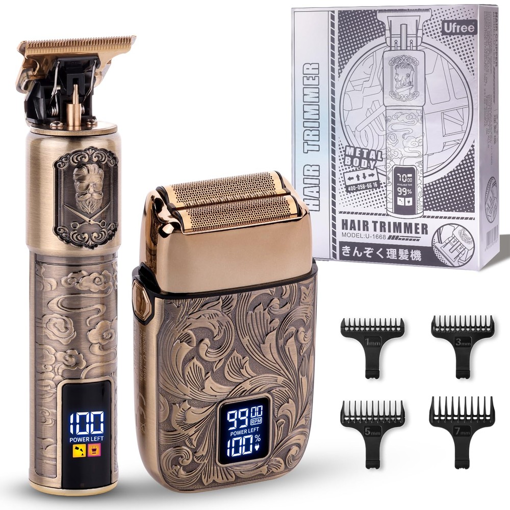 Electric Razor for Men Foil Shavers for Men Hair Beard Trimmer for Men Groomi...