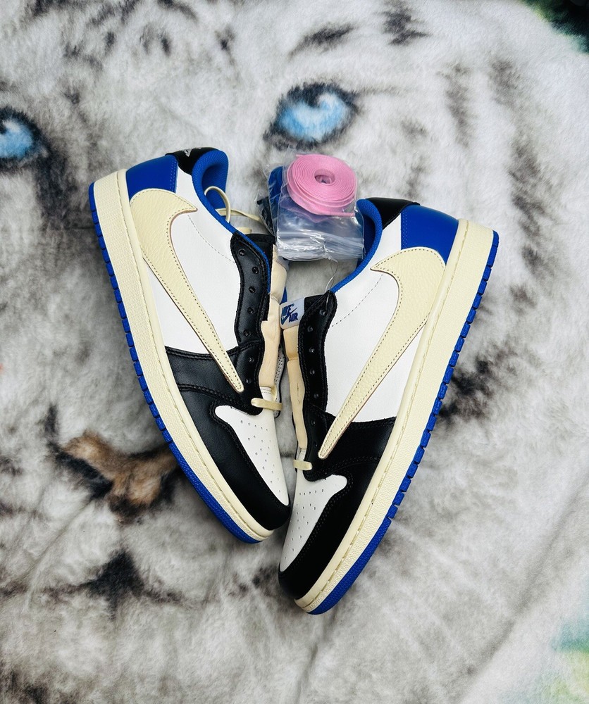 Size 10.5 Air Jordan 1 Low Travis Scott Fragment 2021 Rare Retro Brand New DS