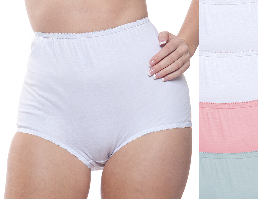 Full Coverage Cotton Panty 4-Pack Assorted Colors by Teri Lingerie-image
