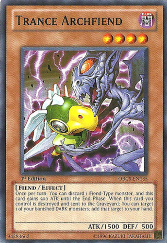 Trance Archfiend ORCS-EN035 Common 1st Edition x3 Lightly Played