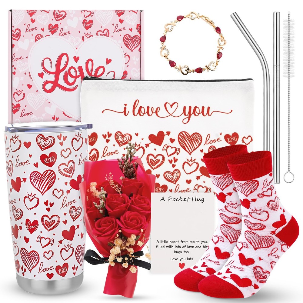 Ovveroche Valentines Day Gifts for Her Romantic Gift Set Large, Multicolor-image