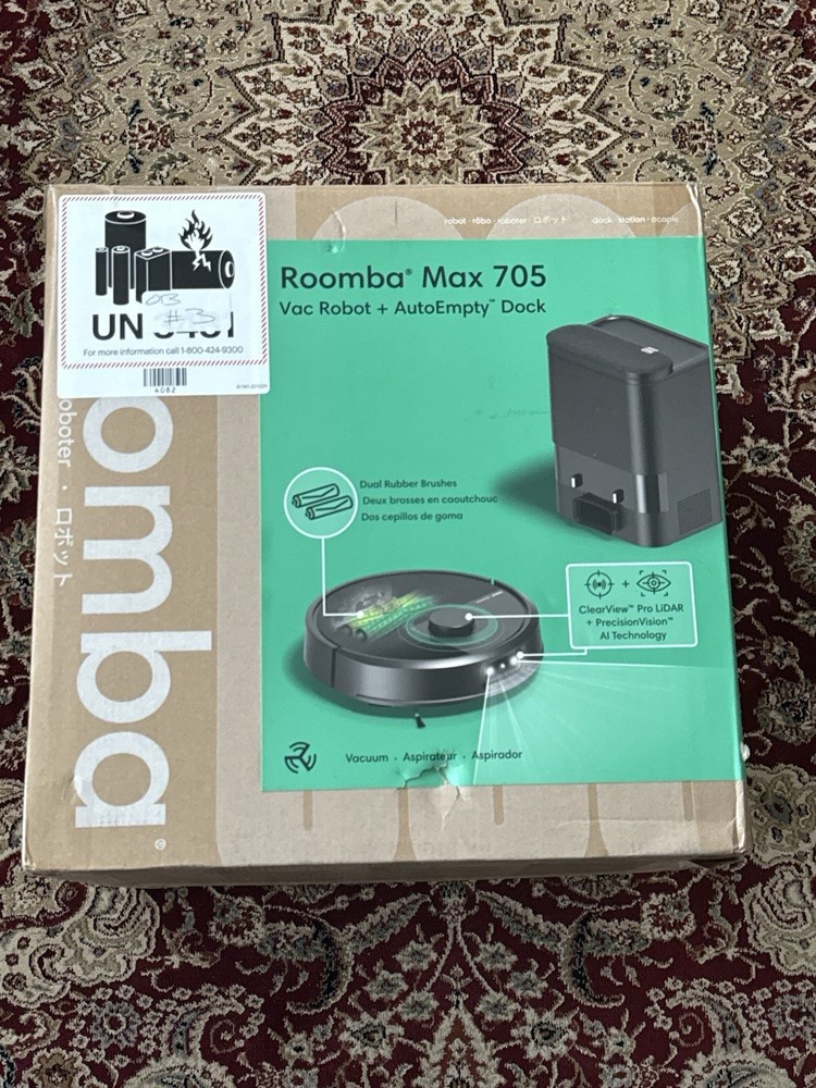 iRobot Roomba Max 705 Robot Vacuum + AutoEmpty Dock