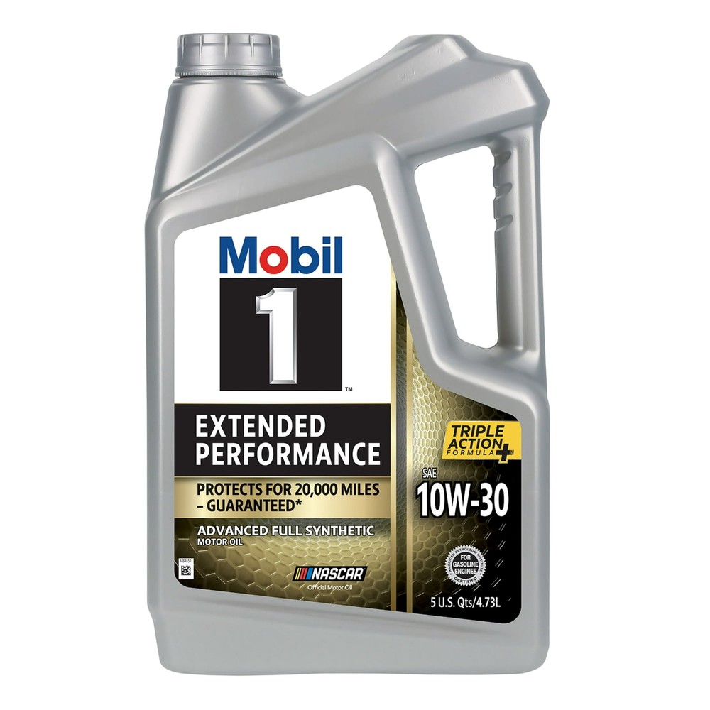 Mobil 1 Extended Performance Full Synthetic Motor Oil 10W-30, 5 qt