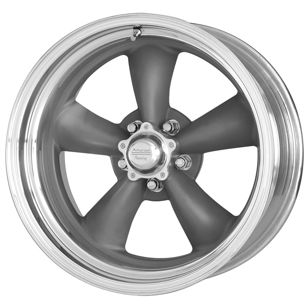 15x7 -6 F| 15x8 +0 R| American Racing VN215 5x4.5 Gray W/ Mach Wheels (Set of 4)