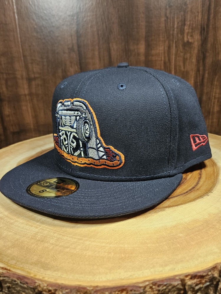 Bowling Green Hot Rods Minor League Baseball New Era 59Fifty Fitted Hat Size 8