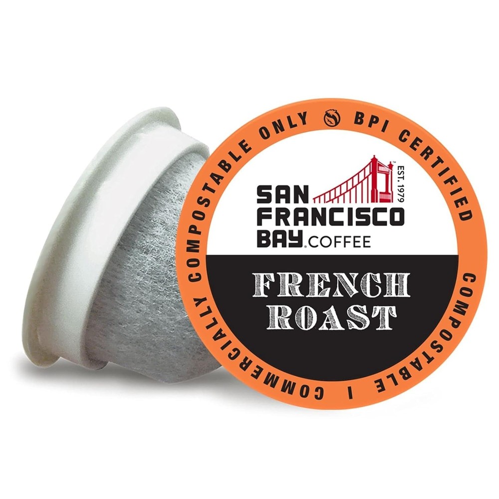 San Francisco Bay Compostable Coffee Pods - French Roast 120 Ct K Cup
