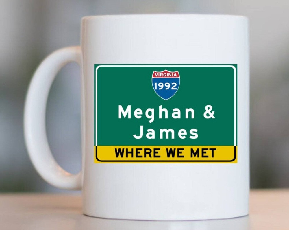 Custom Virginia Couples Gift Mug Virginia Home Gift Custom Couples Gift Mug
