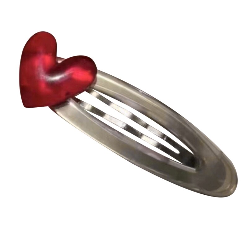 Cute Heart Hair Clip for Women and Girls - Stylish Hair Accessory