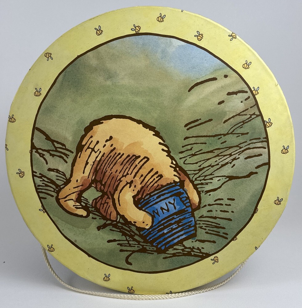 Winnie the Pooh Tri Coastal Round Hat Box Storage Honey 14.5 Inch Disney