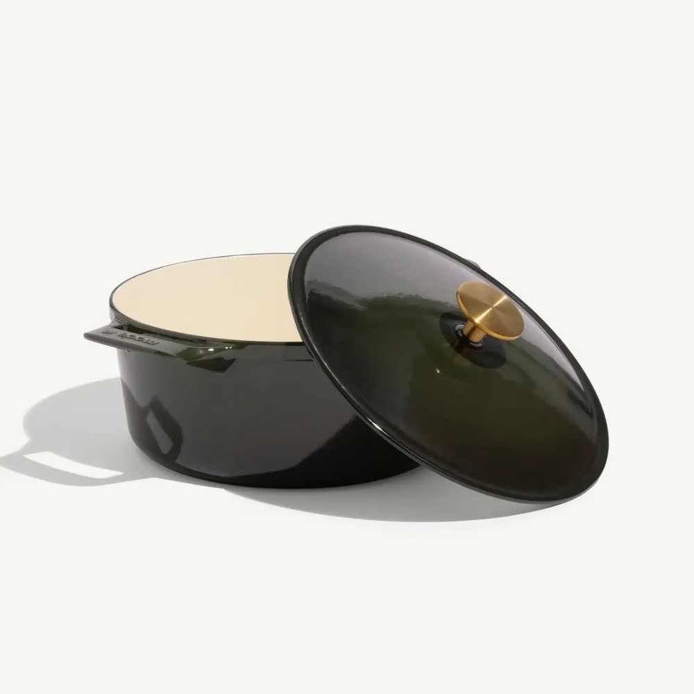 [FLASH SALE]  Round Enameled Cast Iron Dutch Oven - Size  5.5 QT-image