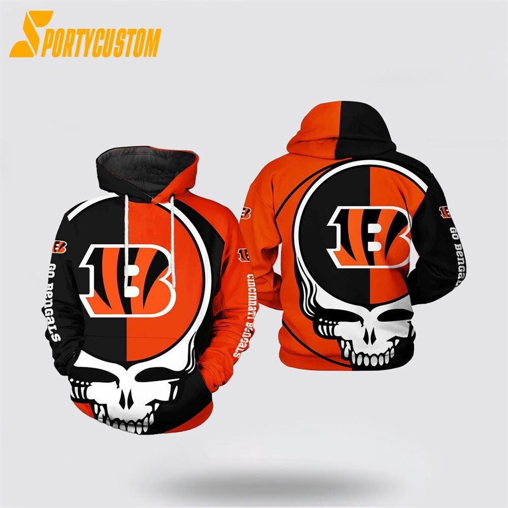Cincinnati Football Team Bengalss 3D Hoodie, Men and Women Full Size S-5XL