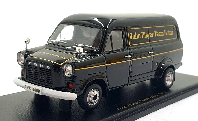 Spark 1/43 Scale S2697 - 1973 Ford Transit Team Lotus - Black